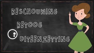 Betoog beschouwing of uiteenzetting [upl. by Eniahpets]