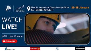 52nd FIL Luge World Championships 2024 Altenberg GER  Where to watch [upl. by Costanza]