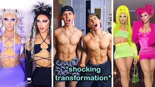 ICONIC Drag Queen TikTok Compilation 2021 boy to girl transformation Sugar and Spice [upl. by Mitzi390]