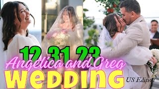 ANGELICA PANGANIBAN IKINASAL NA  US WEDDING [upl. by Millham]