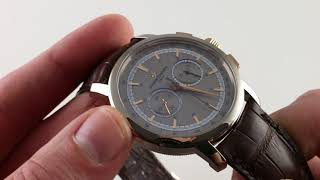 PreOwned Vacheron Constantin Patrimony Traditionnelle Chronograph 47192 Luxury Watch Review [upl. by Otreblaug]