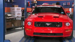 Mustang Mach 1 Style Hood by AmericanMuscle  Unpainted 0509 GT V6 Review [upl. by Grazia]