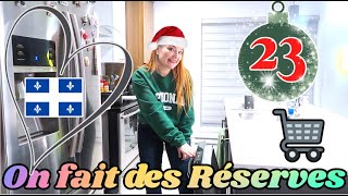 VLOGMAS 23 🎄ON PRÉVOIT DES RÉSERVES 🇨🇦 [upl. by Wyly]