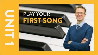 First Piano Lesson for Kids  Fun amp Easy for Beginners [upl. by Ulund]