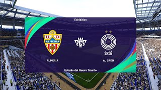 Almería vs AlSadd 28072024 Club Friendlies PES 2021 [upl. by Abbott]