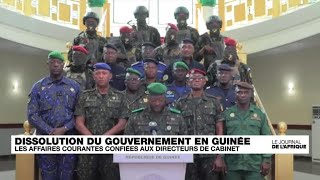 Dissolution du gouvernement en Guinée les directeurs de cabinet en charge des affaires courantes [upl. by Heck]