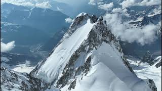 Skiing Mont Blancs iconic Peuterey Ridge amp Eccles Couloir with Guillaume Pierrel Jordi [upl. by Esenwahs]