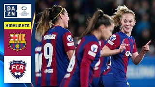 HIGHLIGHTS  Barcelona vs Rosengård UEFA Womens Champions League 202324 Matchday 4 [upl. by Lisbeth]