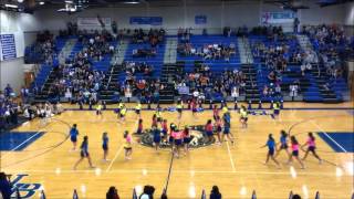 Lampasas HS Senior Pep Rally Cheer Routine [upl. by Eenimod281]