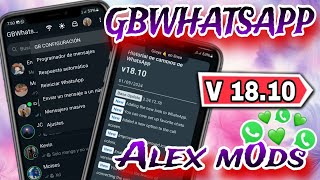 GBWHATSAPP PRO ACTUALIZADO V 1810 AL3X M0DS  SEPTIEMBRE [upl. by Aitam]