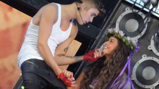 Justin Bieber One Less Lonely Girl 73013 Prudential Center Newark New Jersey [upl. by Decrem498]