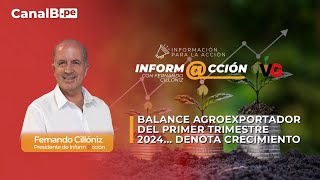 Informcción “Balance agroexportador del 1er Trimestre 2024… denota crecimientoquot [upl. by Chadwick579]