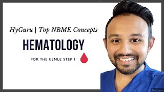 Top NBME Concepts  Hematology USMLE Step 1 [upl. by Minnnie894]