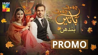 Bandhan Promo  Choti Choti Batain  HUM TV [upl. by Doownil]