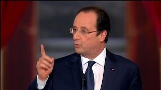 Hollande quotJe ne veux pas que les impôts augmententquot  1401 [upl. by Gona]