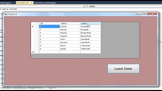 Visual basicnet How to get data in datagridview from two tables using inner join [upl. by Enihpad]