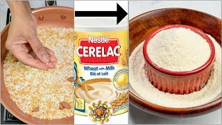 Homemade Cerelac for 6  12 Month Babies  Super Healthy Baby Food for 6 Month old [upl. by Chilson]