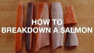 How to Break Down a Whole Salmon [upl. by Enelrak]