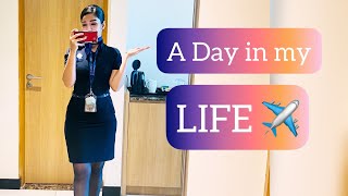 A Day In LIFE Of A CABIN CREW✈️ akanchasharmavlogs [upl. by Aveneg]