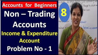 8 Income amp Expenditure Account  Problem No 1 [upl. by Euqram851]