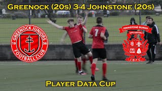 HIGHLIGHTS Greenock Juniors 20s 34 Johnstone Burgh 20s  Player Data Cup  110823 [upl. by Sandor]