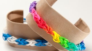 Rainbow Loom Diamond Armband Deutsch [upl. by Mixam]