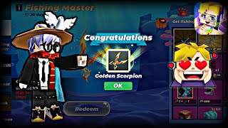 I Bought The New GOLDEN SCORPION Shears In Bedwars😍 Is It Good🤔 Bedwars  Blockman GO [upl. by Llenral]