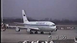 Aeroflot IL 86 take off from Budapest [upl. by Argent]