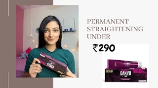 Straighteningsmootheningrebonding under Rs 290Streax canvo line straightening cream [upl. by Meihar337]