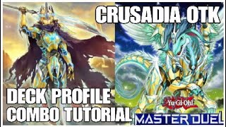 CRUSADIA OTK BUDGET DECKLIST F2P amp COMBO TUTORIAL CROCIATIA  YuGiOh Master Duel ITA by Bash [upl. by Ayom547]