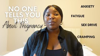 WHAT NO ONE TELLS YOU ABOUT PREGNANCY  Bloating Hormones Intimacy amp more first trimester [upl. by Kimmel]