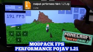 DOWNLOAD DAN TUTOR PASANG MODPACK FPS PERFORMANCE POJAV 121 2024 [upl. by Sternberg]