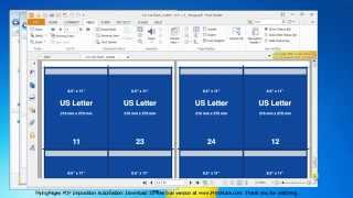 FlyingPages PDF Imposition Cut and Stack Hotfolder Automation [upl. by Ahsropal]