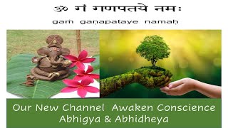 ABHIGYA INTRODUCING OUR NEW CHANNEL  AWAKEN CONSCIENCE [upl. by Ahsenyt399]