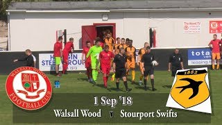 Walsall Wood v Stourport Swifts [upl. by Ballard711]