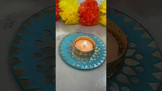 Diwali Tea light holder shorts youtubeshorts Diwali diy diwalidecoration handmade homedecor [upl. by Whipple389]