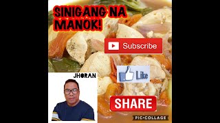 SINIGANG NA MANOK SINAMPALUKANG MANOK  Chef Boy Negro [upl. by Bogoch984]