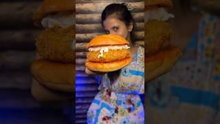 Crispy veggie burger recipe food recipe shortvideo shorts short burger [upl. by Jardena]