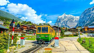 Grindelwald is the most loved Swiss village 🇨🇭 Switzerland 4K [upl. by Elyagiba]