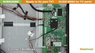 Toshiba TV Repair  How to Replace 75021540 Main Board in Toshiba 55HT1U LCD TV  How to Fix LCD TVs [upl. by Guendolen]