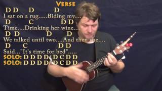 Norwegian Wood The Beatles Ukulele Cover Lesson in D with ChordsLyrics [upl. by Cooe]