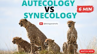 Difference between Autecology and Synecology in Ecological Research with examples [upl. by Dimphia535]