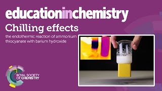 Chilling effects – a spontaneous endothermic demonstration [upl. by Isma751]