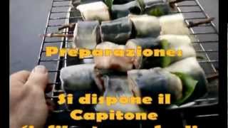 come cucinare il pesce nel forno a legna IL CAPITONE Repice how to cook fish in pizzaoven The eel [upl. by Hardej]