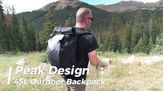 Peak Design Outdoor Backpack 45L Review  The most capable camera backpack yet [upl. by Erelia829]