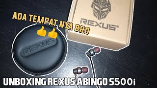 UNBOXING EARPHONE REXUS ABINGO S500i [upl. by Rellia]