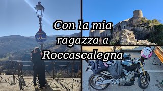 Con la mia ragazza a Roccascalegna ❤️🏍️hornet600 [upl. by Aiuqat]