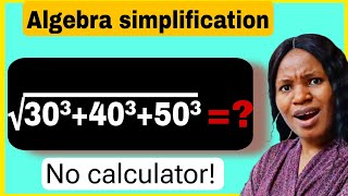 Algebra simplificationNo calculator [upl. by Sauncho786]