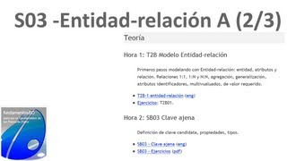 S03 23 EntidadRelación A [upl. by Lewls567]