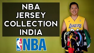 MY NBA JERSEY COLLECTION INDIA  NBA Jerseys In India In Hindi [upl. by Glick16]